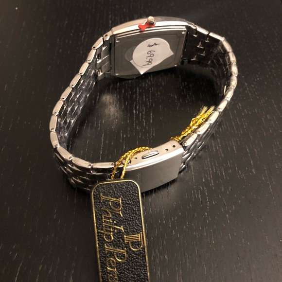 Philip Persio Women Watch Stainless Quartz Vintage Silver Color Brand New - Picture 2 of 4